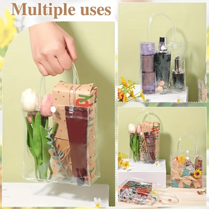 Bolsas de Regalo Reutilizables de PVC para Organización Navideña 60/30/15 para Bodas, Despedidas de Soltera, Navidad, Acción de Gracias, Año Nuevo y Graduaciones - Product Image 2