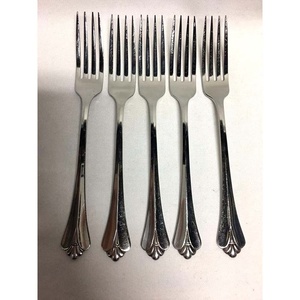 Juego de cubiertos de plata de acero inoxidable con mango único hecho a mano, diseño moderno, para restaurante, boda, hogar y hotel - Product Image 2