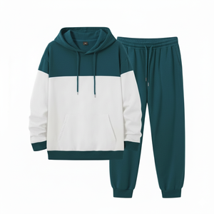 Ensemble de survêtement personnalisé avec logo imprimé délavé à l'acide 2026, 100 % coton molletonné pour homme - Product Image 4