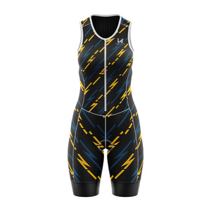 Ensemble de maillot et short de cyclisme pour femmes, léger, respirant, extensible dans quatre directions, séchage rapide, respectueux de l'environnement, taille plus, coupe-vent - Product Image 2