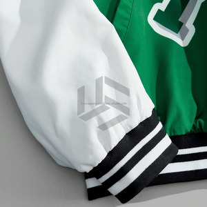 Chaqueta Varsity de Diseño Personalizado Raccoon Sports para Hombre, Manga de Lona, Reversible, Impermeable, Transpirable, Ecológica, Estilo Urbano - Product Image 4