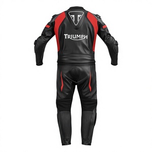 Traje de Carreras de Motocicleta Personalizado de Cuero Vacuno/Canguro para Hombre, Mono de Una Pieza para Día de Pista/Traje de Motociclista con Protector OEM CE - Product Image 2