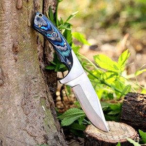 Cuchillo de Caza de Acero Inoxidable Nordic Forge, Hoja Fija de Grado Industrial, Punta Caída, Borde Biselado, 8 Pulgadas de Largo - Product Image 2