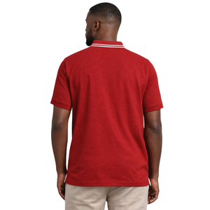 Polo à col rayé avec armoiries Kappa Alpha Psi, vêtements de fraternité grecque, style classique, coupe athlétique et confort premium - Product Image 2
