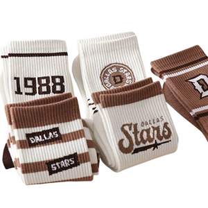 Chaussettes de sport en coton tricoté de haute qualité, personnalisables OEM/ODM avec logo/numéro d'équipe, sublimées, antidérapantes, souples, pour l'été - Product Image 1