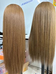 Perruque super vente extension de cheveux vietnamiens fermeture à lacet perruque prix de gros pas de perte beaucoup de couleurs prêt à expédier trame de génie - Product Image 3