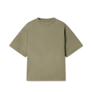 Camiseta Oversize de Algodón Pesado para Hombre, Estilo Urbano, Ajuste Holgado, Hombros Caídos, Calidad Superior, Fabricante de Camisetas con Estampado Personalizado - Product Image 1