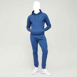 Chándal para Hombre, Estilo Pullover, con Bolsillo Lateral, Estilo Simple, Corte Ajustado, Ropa Deportiva - Product Image 1