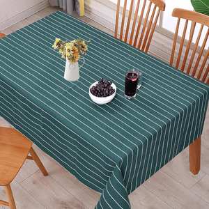 Mantel de Algodón Puro Lavable al por Mayor para Mesa de Comedor, Ideal para Bodas y Banquetes - Product Image 1