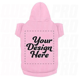 Personalized Dog Cat Hoodie Custom Pet Sweatshirt Pullover with Text and Image Small Medium Large Dogs Puppies Kittens Clothing - Product Image 4