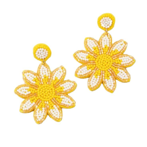 Pendientes Colgantes con Bordado de Cuentas de Lujo, Estilo Multicolor de Última Moda, Hermosos y Modernos, Unisex, por MD HANDICRAFTS - Product Image 4