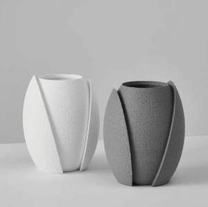 Modern metal <b>urn</b> for home or office Sleek contemporary decorative <b>urn</b> Antique finish brass or copper <b>urn</b> - Product Image 2