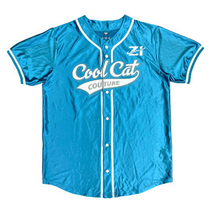 Camiseta de Béisbol Personalizada Splendid Apparel con Estampado por Transferencia Térmica, Diseño Geométrico Rosa y Verde en la Parte Delantera, Transpirable, Unisex, Manga Corta, de Secado Rápido - Product Image 2