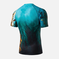 Maillot de bain Rash Guard UPF 50+ à manches courtes, séchage rapide, protection solaire, vente en gros