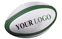 Ballon de rugby Ballon de rugby de football américain personnalisé en PU et caoutchouc avec logo personnalisé pour l'entraînement et le sport Tailles toutes - Product Image 4