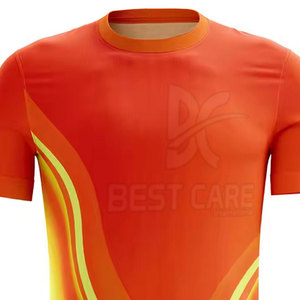 เสื้อฟุตบอลแบบใหม่ พิมพ์โลโก้ตามสั่ง ดีไซน์สวย ผลิตจากโพลีเอสเตอร์ 100% ขายส่งราคาถูก - Product Image 4