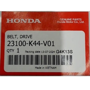 ขั้นต่ำ 1000 ชิ้น/คำสั่งซื้อ, <span class=keywords><strong>สายพาน</strong></span>ขับแท้สำหรับ Honda Dio Vision Beat Zoomer <span class=keywords><strong>Scoopy</strong></span> 110 23100-K44-V01 / 23100K44V01, จัดส่งจากเวียดนาม - Product Image 1