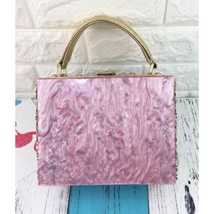 Sac à main de soirée pour femmes fait à la main en résine et cristal, accessoires de mode - Product Image 1