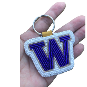 Porte-clés brodés faits main écologiques en gros, perles de rocaille de qualité supérieure, personnalisables, uniques, pour la remise des diplômes et la Fête nationale - Product Image 1