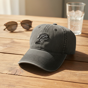 Gorra de Béisbol Retro con Bordado de Letra P, Estilo Desgastado, Unisex, para Uso Diario, Ocio, Viajes, Ejercicio, Estilo Urbano, Gorra Tipo Dad Hat - Product Image 6