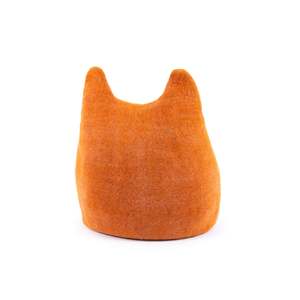 Feltandwool, niche pour animaux de compagnie en laine naturelle blanche, design oreilles de chat, confortable, meubles pour amis à fourrure - Product Image 2