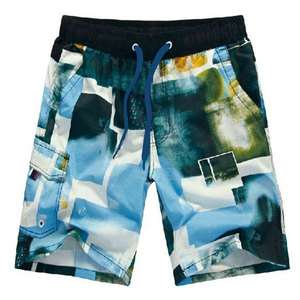 Shorts Casuales de Verano para Hombre, Estampados Florales, Estilo Hawaiano, Impermeables, Ecológicos, Transpirables, de Algodón de Secado Rápido, con Cordón Ajustable - Product Image 1