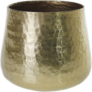 Maceta Metálica Hux para Plantas y Flores, Florero Metálico Dorado, Decoración para el Hogar u Oficina, Maceta Interior y Exterior para Cualquier Evento - Product Image 6