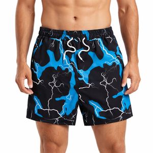 Shorts de bain solides pour hommes, séchage rapide, respirants, imperméables, écologiques, pour l'été, décontractés, pour la natation et le surf, avec cordon de serrage et taille élastique - Product Image 2