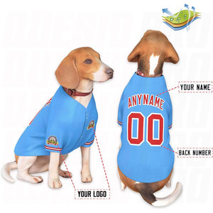 Dog Shirt Mesh Breathable Summer Basketball Jersey Pet Outfit World Team Cup Dog Printed Quick Dry Teddy <b>Cat</b> Pet Clothes - Product Image 2