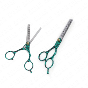 Ciseaux à effiler les cheveux en acier inoxydable de qualité supérieure, lame de rasoir, ciseaux de barbier pour usage professionnel en salon - Product Image 4