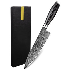 Couteau de cuisine en acier Damas pour la cuisson professionnelle, lame de haute qualité pour couper la viande, les légumes et les fruits facilement - Product Image 1