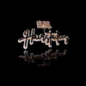 Colgante de Plata 925 con Letra Inicial y Nombre, con Moissanita VVS y incrustaciones de circonitas, Joyería Hip Hop, Pasa el probador de diamantes, Colgante con engaste tipo bail - Product Image 4