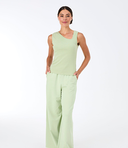 Camiseta sin mangas transpirable con cuello redondo para mujer, ajuste ceñido, informal, para verano, prenda de primera calidad - Product Image 6