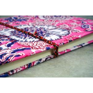 Cuadernos de papel hechos a mano con estampado artesanal, diseño portátil de tela creativa que ofrece diseños artesanales y textura natural. - Product Image 4