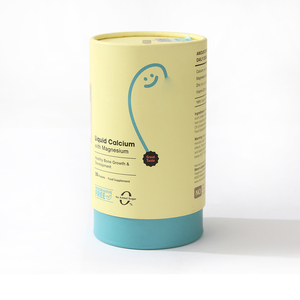 Boîte en carton cylindrique personnalisée imprimée - Product Image 1