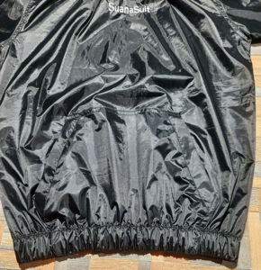 Traje de Sauna Impermeable con Capucha, Duradero, para Pérdida de Peso, Deportes y Ejercicio, para Hombres y Mujeres, Económico, de Nailon y Poliéster, Conjunto de 2 Piezas - Product Image 4