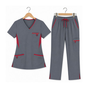 Conjunto de Ropa Sanitaria Refinada para Mujer, Transpirable, para Enfermeras, Médicos, Veterinarios y Personal Hospitalario - Product Image 1