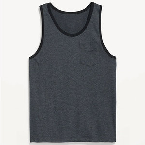 Men's High Quality Sleeveless Tank <b>Top</b> Custom Screen Printing Logo Design Quick Dry Plus Size Sportswear OEM Men Tank <b>Top</b> - Product Image 4