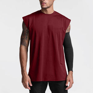 Nueva Camiseta Deportiva sin Mangas para Hombre, Talla Grande, de Algodón de Alta Calidad, para Gimnasio, Entrenamiento y Fitness - Product Image 1