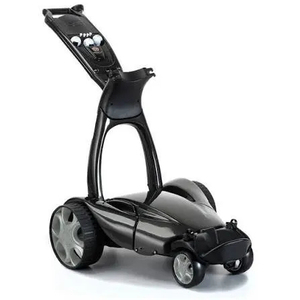 Lanceur de balles de golf motorisé blanc pour voiturette de golf, avec châssis en aluminium, double suspension et télécommande, dispositif d'entraînement sportif pour la conduite - Product Image 2