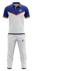 Ensemble de chemise et pantalon de cricket à manches courtes pour homme, best-seller, uniforme entièrement personnalisé par sublimation, tailles adultes, polyester, haute qualité - Product Image 1