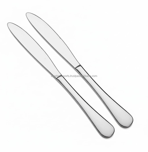 Cuchillo para Mantequilla y Queso de Acero Inoxidable, Cubertería Profesional de Lujo, Apto para Lavavajillas, para Hoteles, Restaurantes y Uso Doméstico - Product Image 1