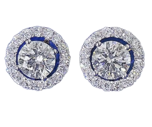 SUPER FIT CUT LAB DIAMOND EARRING SOLID GOLD 18KT Rhodium Plated IGI Certified Everyday Wear Glam Events PARTY WEAR GIFTING - Product Image 3