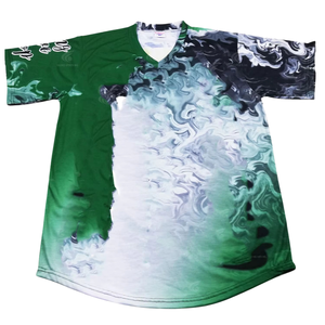 Ensemble de maillots de baseball à col en V personnalisés de haute qualité Uniforme pour hommes le plus vendu Logo avant Respirant Vêtements de softball grande taille - Product Image 1