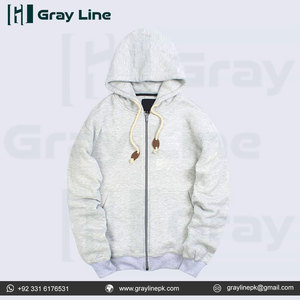 Sudadera con capucha de diseñador para hombre, de fabricante personalizado, con efecto desgastado por el sol, de manga larga, oversize, con pedrería, con cremallera y lavado ácido - Product Image 5