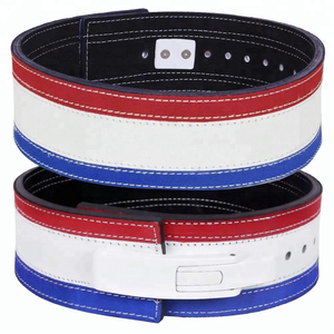 OEM Lever Belt Men Women Custom Logo Powerlifting <b>Gym</b> Leather Belt Supplier - Product Image 1