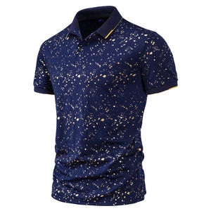 Polos de Golf Personalizados con Logotipo, Casuales, de Secado Rápido, Manga Corta, Ligeros, Transpirables y sin Cuello para Hombre - Product Image 2