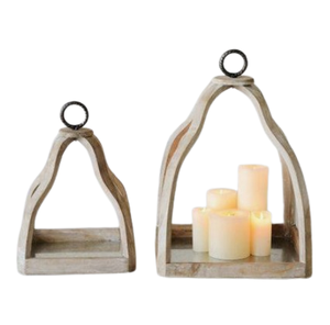 Centro de Mesa Navideño de Tamaño Mediano, Decoración Navideña para el Hogar, Farol de Mesa, Farol de Madera para Velas de Tamaño Mediano - Product Image 2