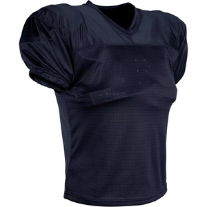 Maillot de football américain pour homme, col en V, manches courtes, maille polyester respirante, coupe classique, vêtements de sport pour adulte - Product Image 3