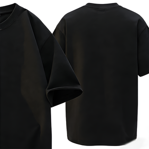 T-shirt Homme Personnalisé Oversize 100% Coton Épais Style Vintage 260 g/m² DTG Streetwear Délavé Minéral Vierge OEM Vente en Gros - Product Image 3